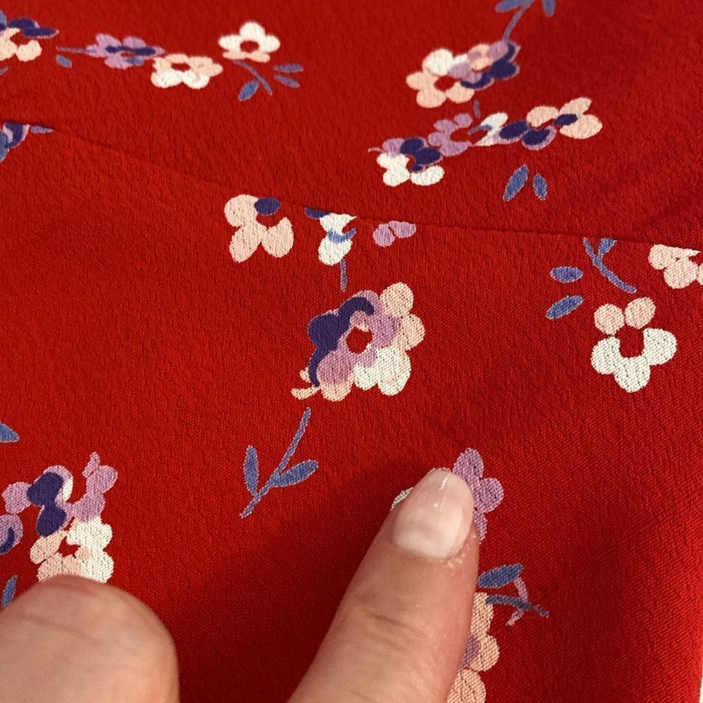 Flynn Skye Jackie Ciao For Now Red Floral Slip Dress Size XS - Picture 16 of 16